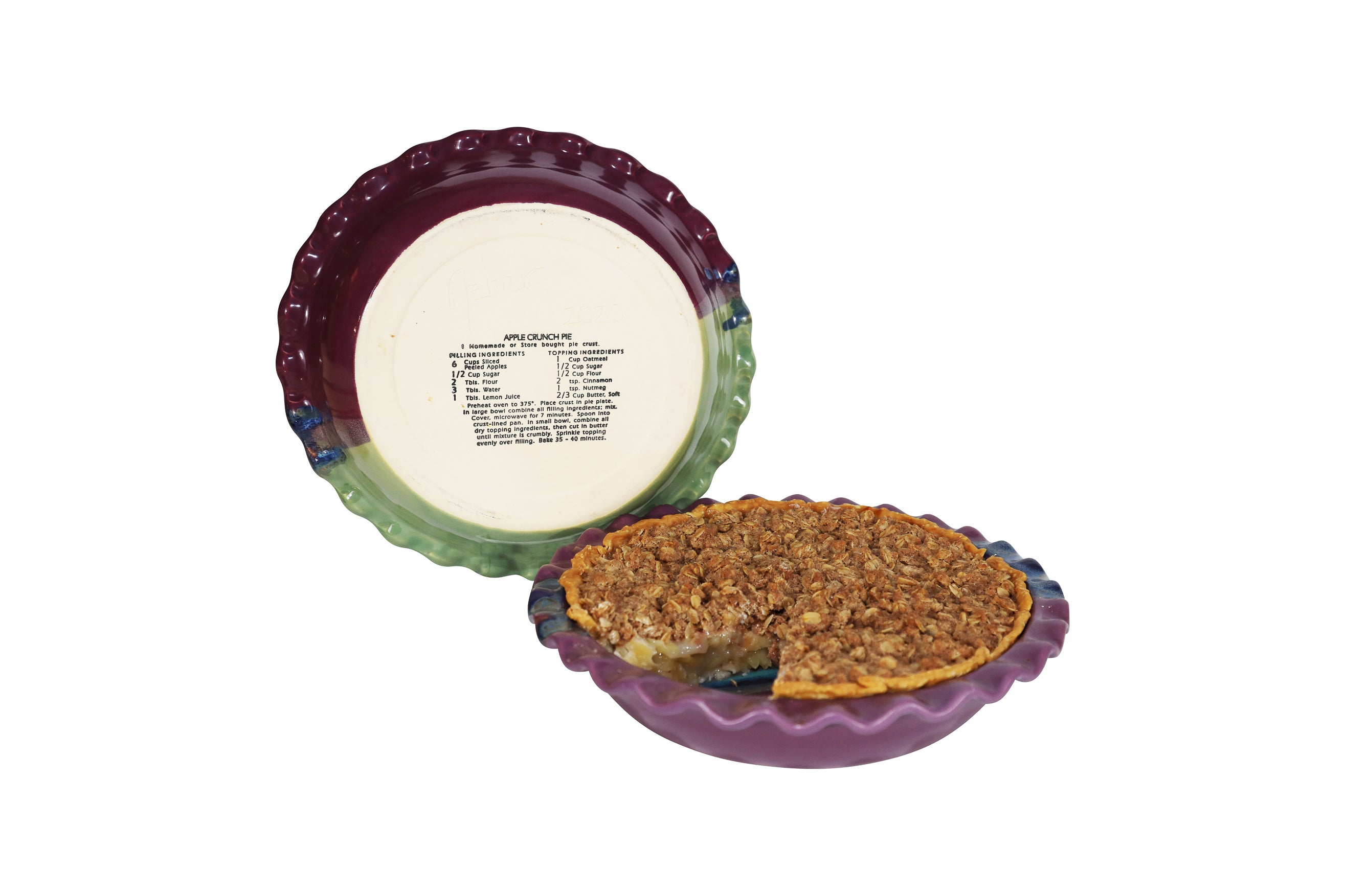 Handmade Ceramic Pie Dish