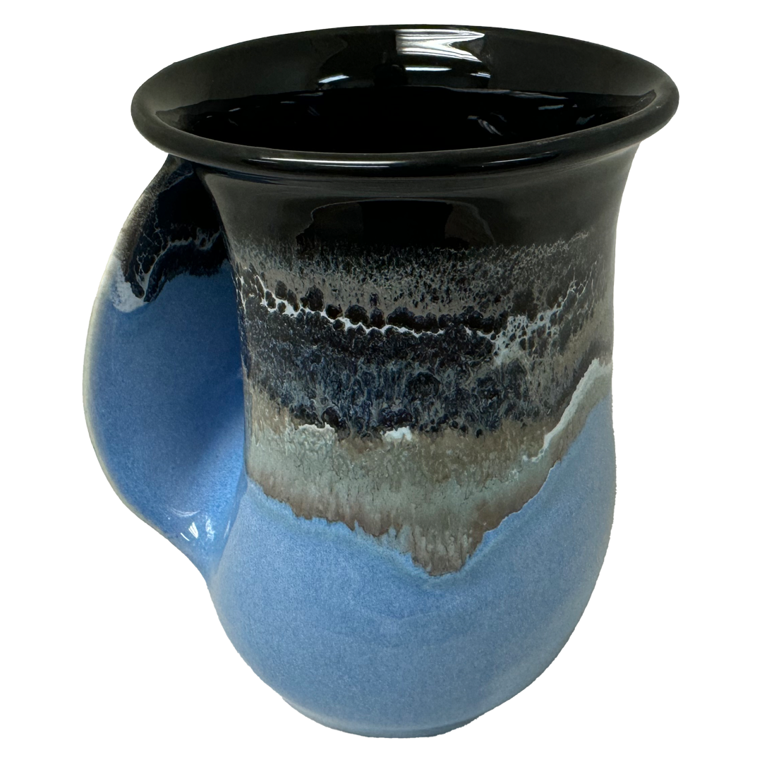Handwarmer Tea/coffee Ceramic Mug - Left Hand