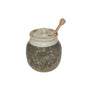 Handmade Ceramic Honey Pot With Stick/Dipper (Pot Dipper) - clayinmotion